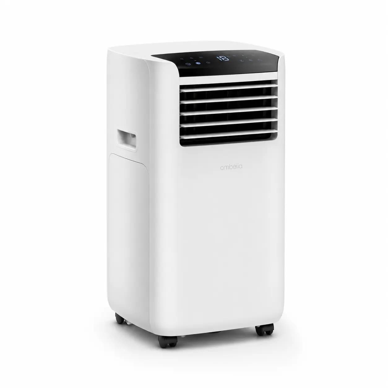 Climatiseur mobile Ombélia, vue de trois quarts